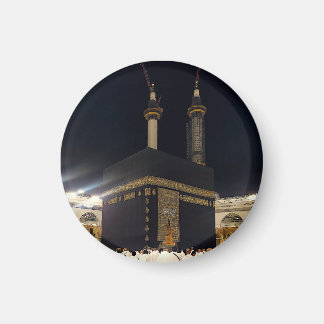 Aimant Pèlerins du Hadj à Fajr, Kaaba, La Mecque, Arabie