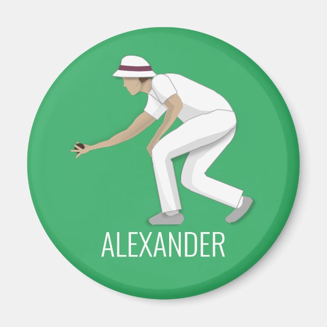 Aimant Pelouse Bowls (Devant)