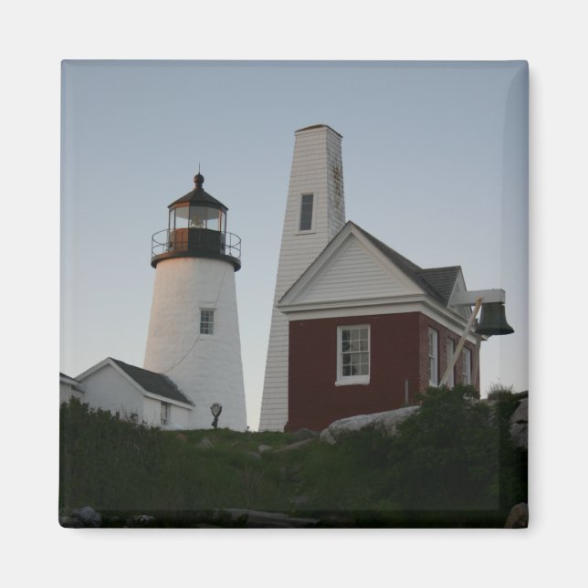 Aimant Pemaquid Point Lumière Maine (Devant)