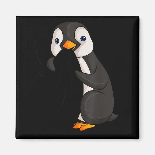 Aimant Penguin Lover Kids Girl Women Men  (Devant)