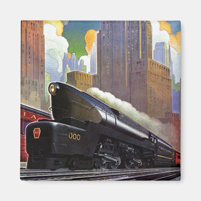 Aimant Pennsylvania Train by Unknown (Devant)