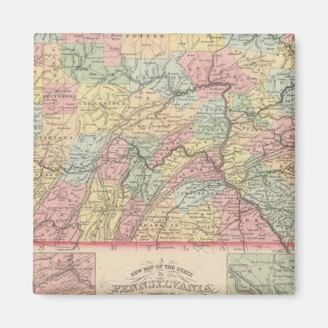 Aimant Pennsylvanie 12 (Devant)