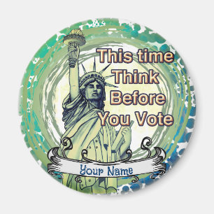 Aimant Pensez à la liberté des votes