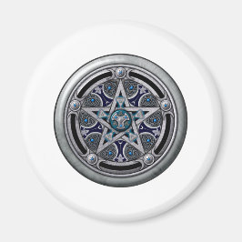 Aimant Pentacle féminin de l'Argent Pagan