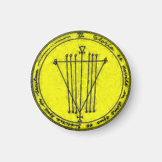 Aimant Pentacle pour la richesse et l'honneur