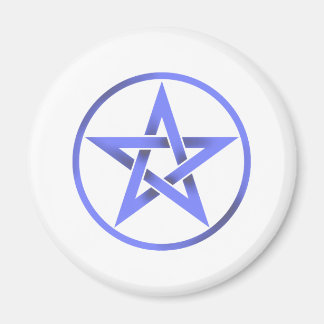 Aimant Pentagramme bleu
