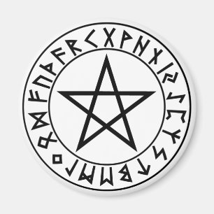 Aimant pentagramme de Rune d'aimant