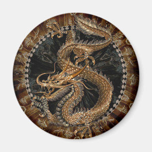 Aimant Pentagramme dragon