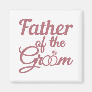 Aimant Père De La Famille Mariage Groom Correspondant