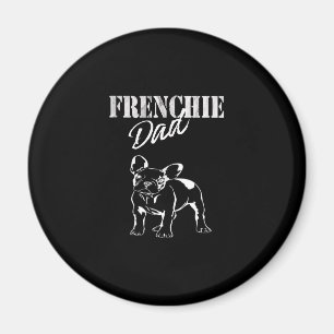 Aimant père de mignonne frenchie   drôle de cadeau de bul