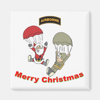 Aimant Père Noël aéroporté II
