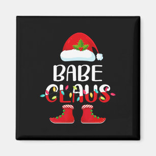 Aimant Père Noël Babe Claus Elf Matching Family Group Chr