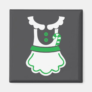 Aimant Père Noël Costume de Noël Correspondant Couples de