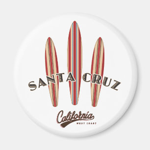 Aimant Père Noël Cruz California Three Surboards
