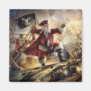 Aimant père Noël est un pirate