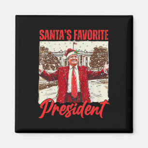 Aimant Père Noël Favorite Président Trump 2024 Fu Noël
