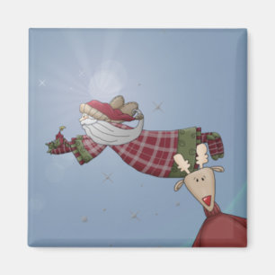 Aimant Père Noël Flies