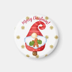 Aimant Père Noël Gnome