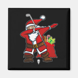 Aimant Père Noël golf dabbing Noël Hip Hop Dab Danse Gif