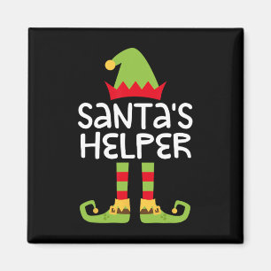 Aimant Père Noël Helper Correspondance des elfes de Noël