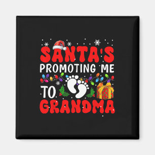 Aimant Père Noël M'A Promu À Grand-Mère Famille Xmas Atte