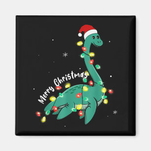 Aimant Père Noël Monstre du Loch Ness Noël Nessie Garçons