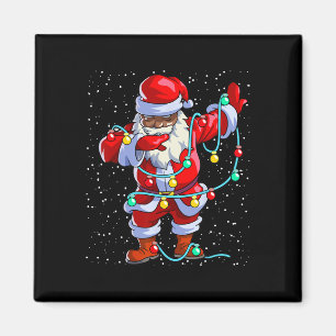 Aimant Père Noël Noël noir Afro Afro-Américain 