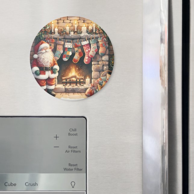 Aimant Père Noël par foyer Noël Stockage (In situ (réfrigérateur))