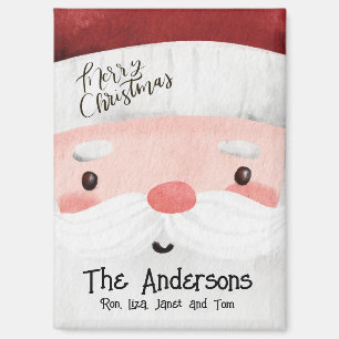 Aimant Père Noël personnalisé Joyeux Noël