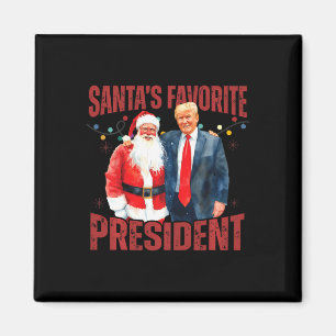 Aimant Père Noël Président favori Trump Noël Père Noël H