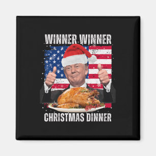 Aimant Père Noël Trump Noël Humour Drôle Trump Noël