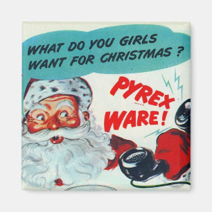 Aimant Père Noël vous apportera l'aimant de Pyrex