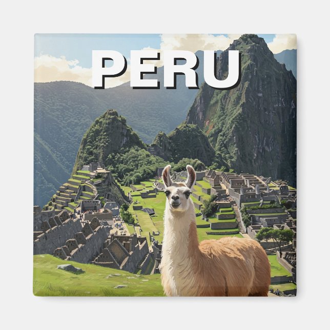 Aimant Pérou Llama (Devant)