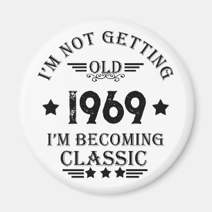 Aimant Personalized vintage birthday gift