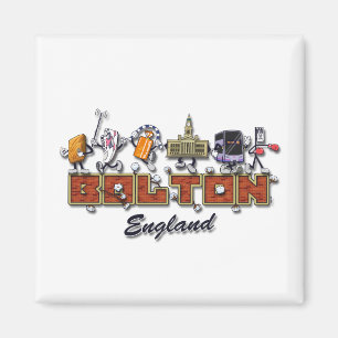 Aimant Personnages de dessin animé de Bolton