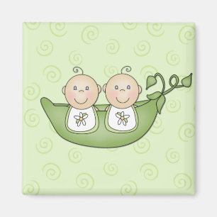 Aimant personnalisable de jumeaux