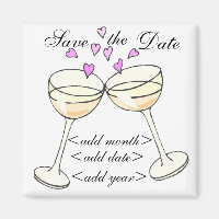 Personnalisable Enregistrer La Date Toast