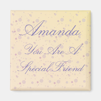 Aimant Personnalisé Ami Spécial Purple Magie