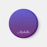 Personnalisé bleu et violet ombre