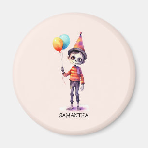 Aimant Personnalisé Cute Kid Zombie Halloween