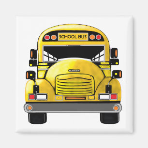 Aimant personnalisé par autobus scolaire