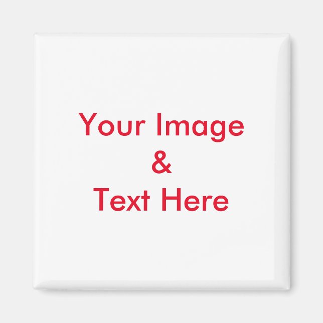 Aimant Personnalisé Personnalisé Votre Propre Texte Photo (Devant)