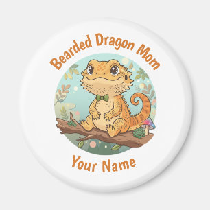 Aimant personnalisé pour maman de dragon barbu