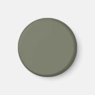 Aimant personnalisé Vert mousse uni