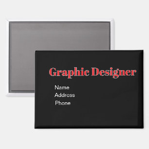 Aimant Personnaliser la publicité Promouvoir Graphic Desi