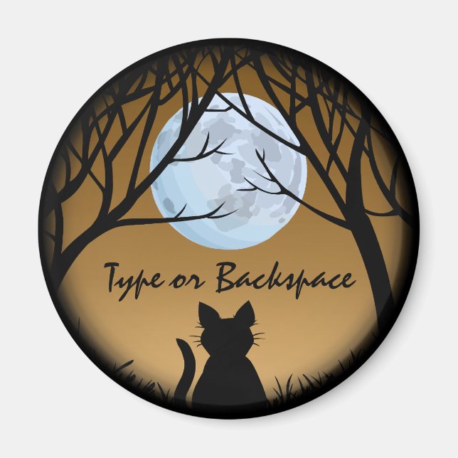 Aimant Personnaliser sur l'aimant Amoureux des chats de g (Devant)