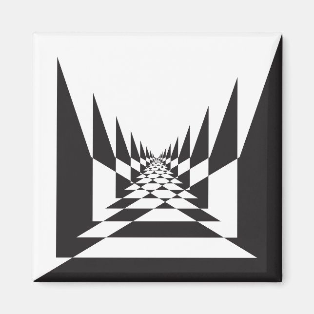Aimant perspective abstraite (Devant)