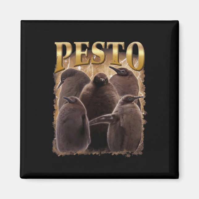 Aimant Pesto Le Pingouin Funny Ba1 (Devant)