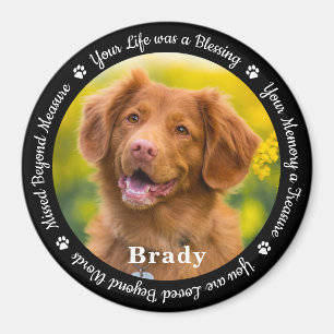 Aimant Pet Memorial Animaux de compagnie perte cadeau sou
