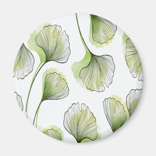 Aimant Pétales verts (Devant)